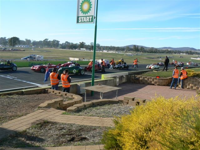 Start Line for the Handicap event